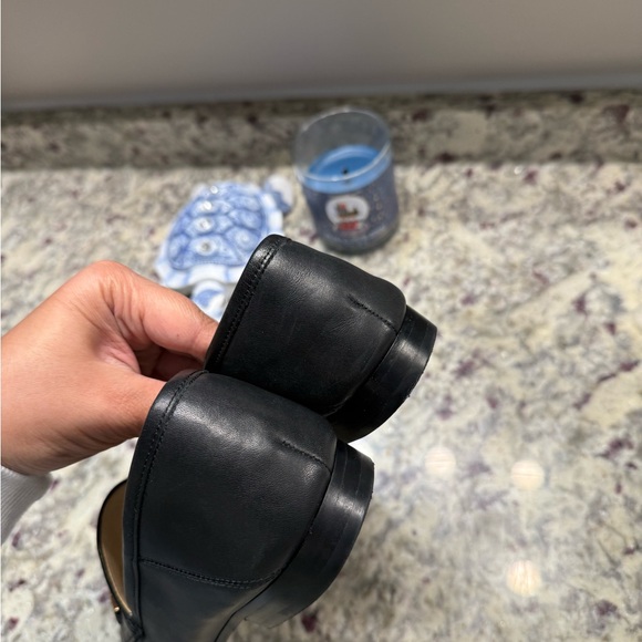 Sam Edelman Black Loafer Shoes Classic Preppy - Picture 7 of 11